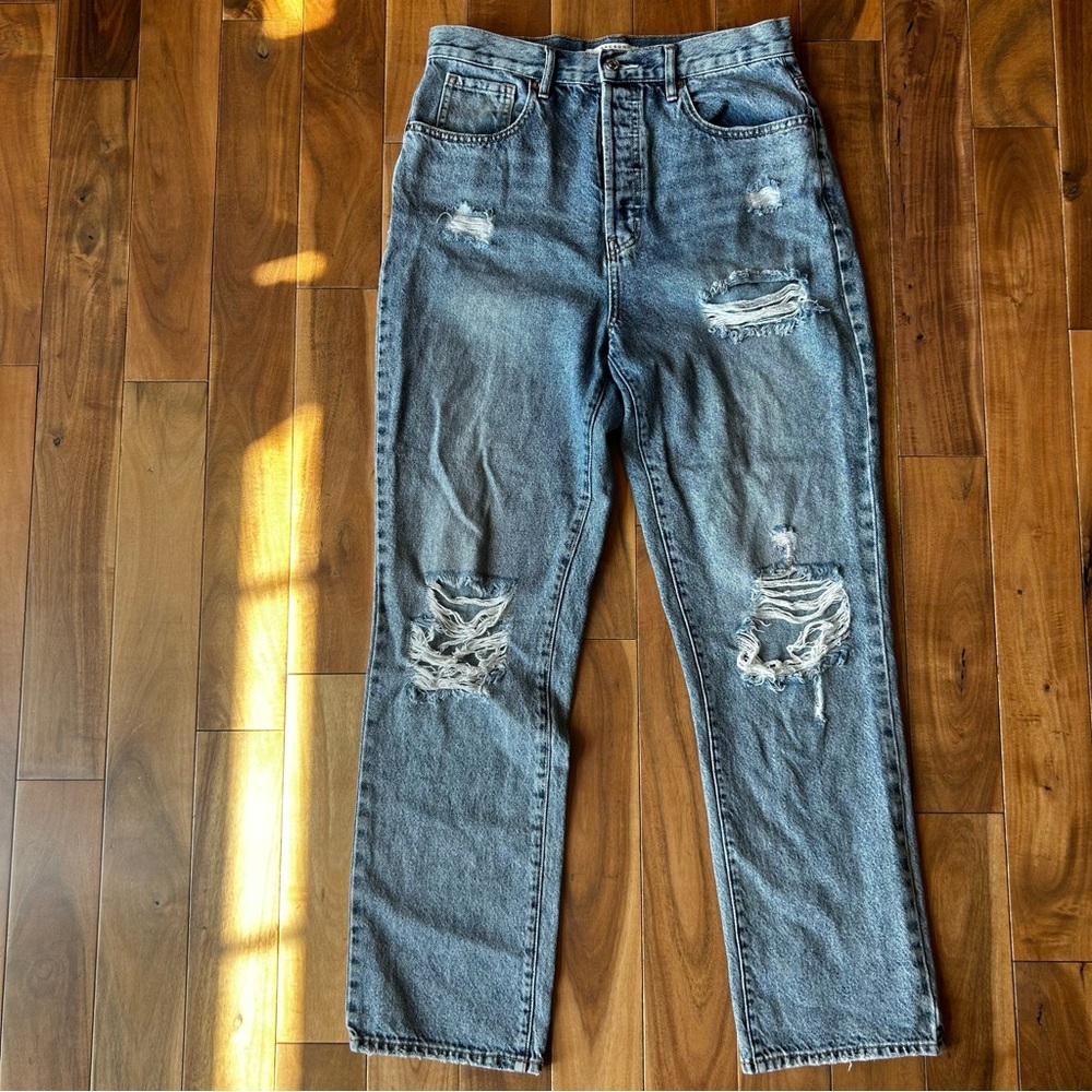 PacSun Distressed 5 button “Dad” Jean - Size 29